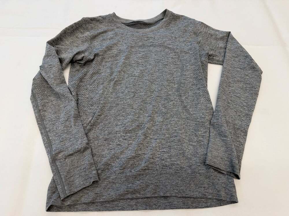 Lululemon Swiftly Tech Long Sleeve 2.0 Heathered Grey Active Shirt